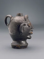 Jarra (en forma de cabeza humana), 1810-40